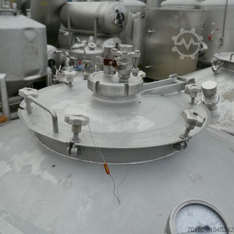 Κωνικό φαρμακευτικό δοχείο 800 λίτρων από ανοξείδωτο ατσάλι V4A  9730