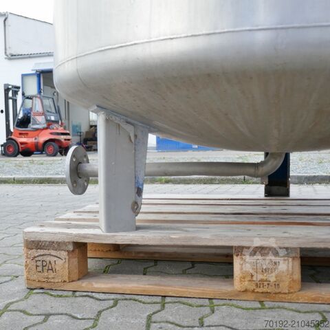 Δοχείο αποθήκευσης 800 λίτρων από ανοξείδωτο ατσάλι V2A με δείκτη στάθμης (σκεύασμα ορατότητας)  9728