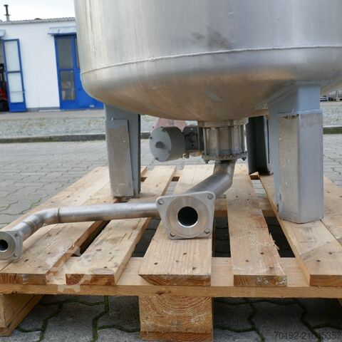 Δοχείο ανάδευσης 420 λίτρων από ανοξείδωτο ατσάλι V2A με προπέλα ανάδευσης.  9727