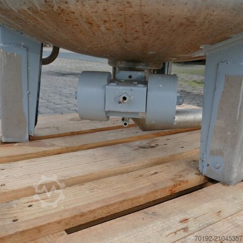 Δοχείο ανάδευσης 420 λίτρων από ανοξείδωτο ατσάλι V2A με προπέλα ανάδευσης.  9727