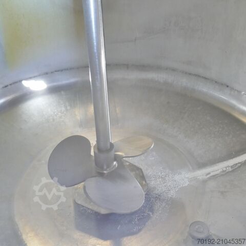 Δοχείο ανάδευσης 420 λίτρων από ανοξείδωτο ατσάλι V2A με προπέλα ανάδευσης.  9727