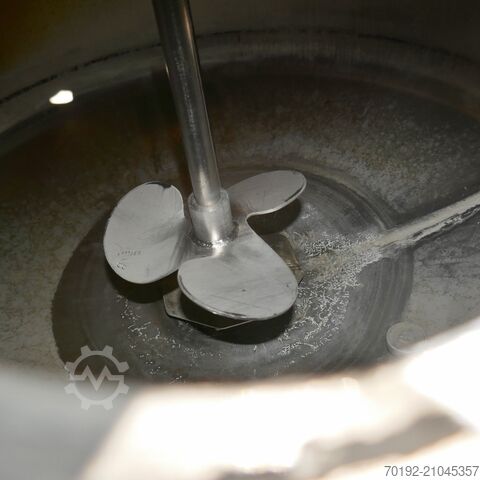 Δοχείο ανάδευσης 420 λίτρων από ανοξείδωτο ατσάλι V2A με προπέλα ανάδευσης.  9727