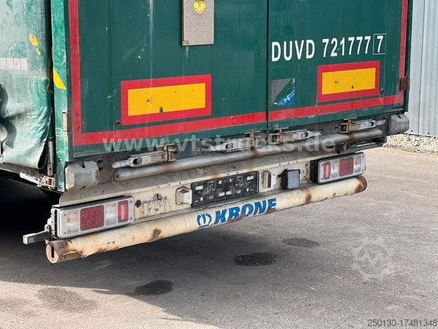 Naczepa otwarta z plandeką KRONE SD Pritsche + Plane Edscha-Verdeck