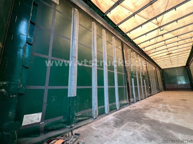 Brandalı açık yarı römork KRONE SD Pritsche + Plane Edscha-Verdeck