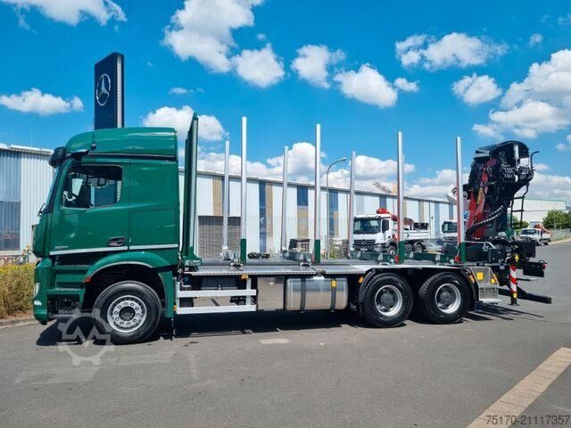Holztransporter Mercedes-Benz Arocs 2651 L 6x4 Palfinger Epsilon TZ12-98
