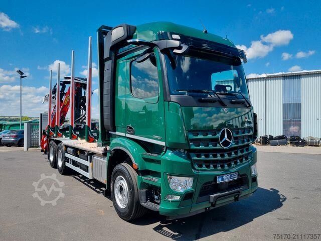 Holztransporter Mercedes-Benz Arocs 2651 L 6x4 Palfinger Epsilon TZ12-98