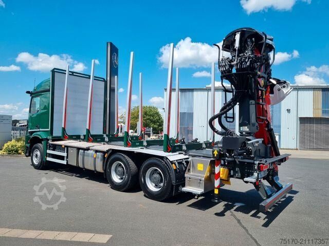 Holztransporter Mercedes-Benz Arocs 2651 L 6x4 Palfinger Epsilon TZ12-98