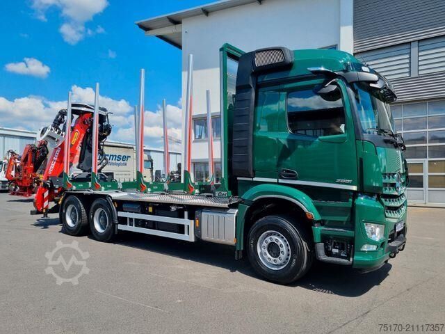 Trasportatore di legname Mercedes-Benz Arocs 2651 L 6x4 Palfinger Epsilon TZ12-98