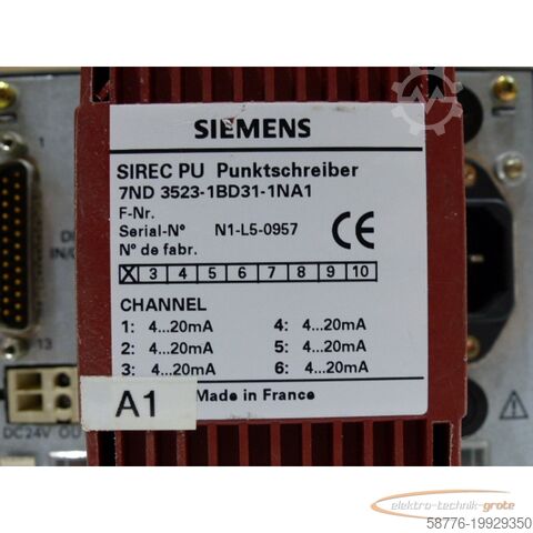Siemens onderdeel Siemens 7ND3523-1BD31-1NA1 Sirec PU Punktschreiber