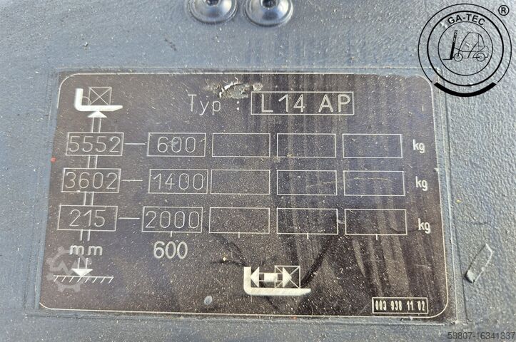 Orderplockare med högt lyft Linde L14APi