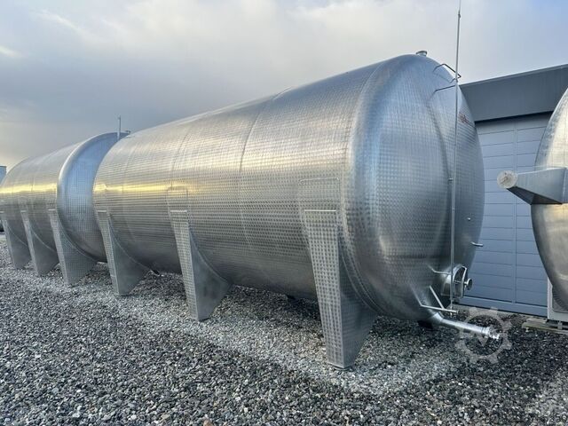48000 liter horisontell lagringstank tillverkad av V2A  