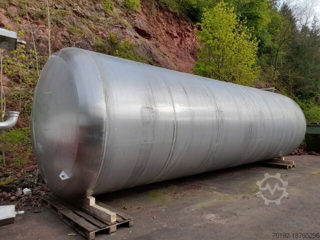 70800 liter opslagtank gemaakt van V2A  