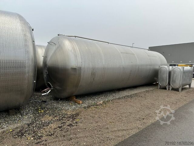 70800 liter opslagtank gemaakt van V2A  