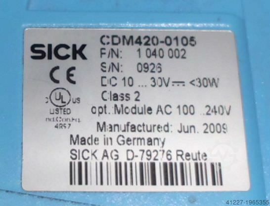 Modulært tilslutningsmodul Sick CDM 420-0105