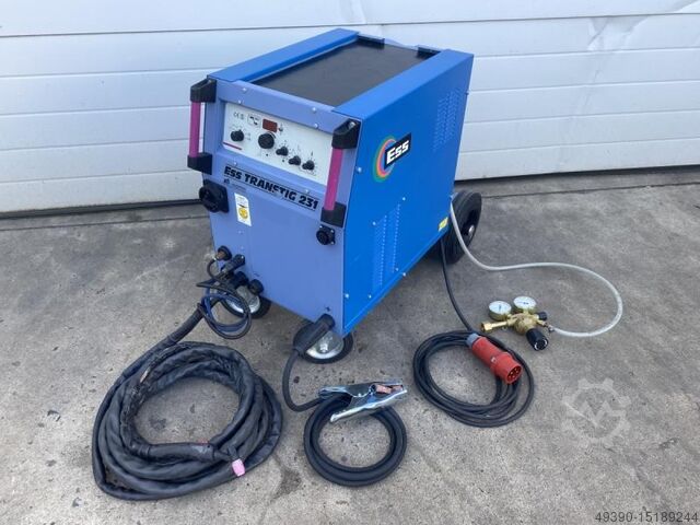 WIG en elektro DC inverter lasapparaat, WIG lasmachine ESS Transtig 231 (DC)