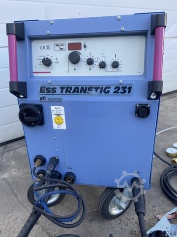 WIG en elektro DC inverter lasapparaat, WIG lasmachine ESS Transtig 231 (DC)