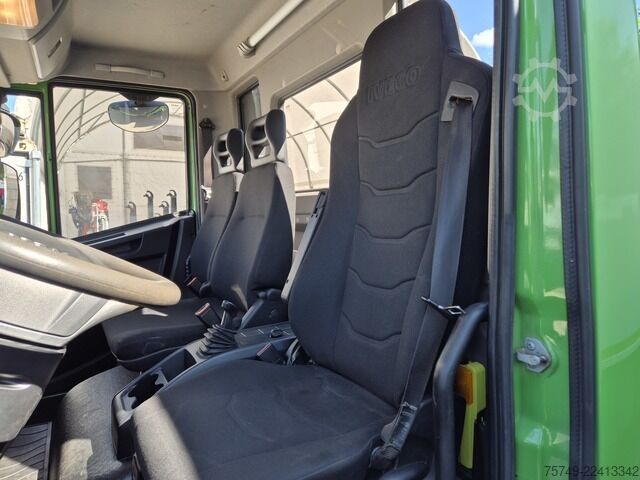 Kampós konténerszállító teherautó iveco EuroCargo 120-220L Abrollkipper HIAB Multilift