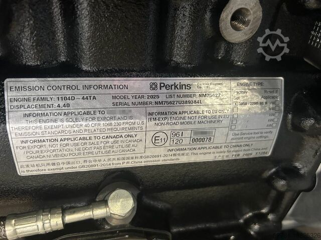 Engine Perkins 1104D-44TA - Diesel Engine - New - DPX-25088