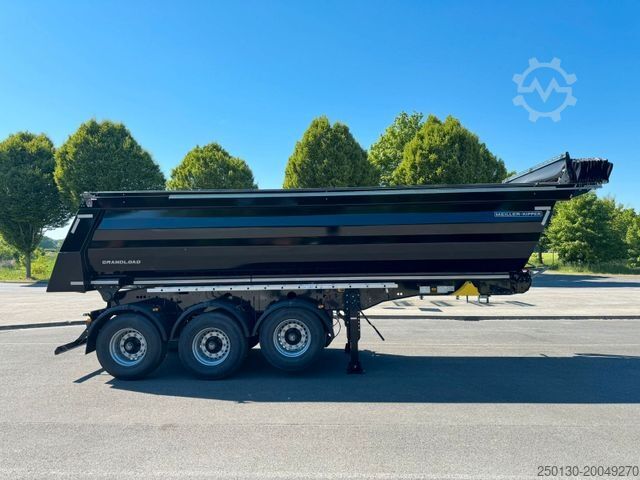 Kippers oplegger MEILLER 5 x Vorhanden Stahlmulde elektr. Verdeck