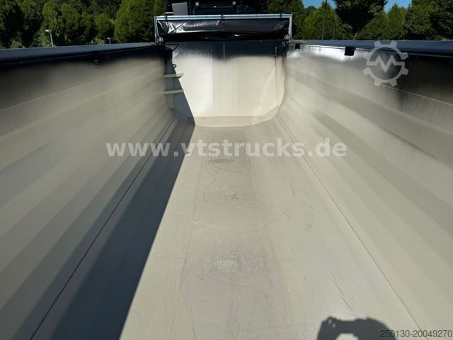 Kippers oplegger MEILLER 5 x Vorhanden Stahlmulde elektr. Verdeck