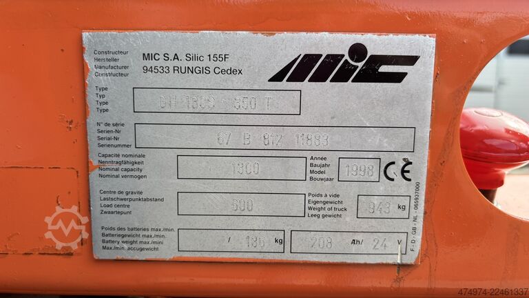 Kézi emelő Mic gh 130s 350T