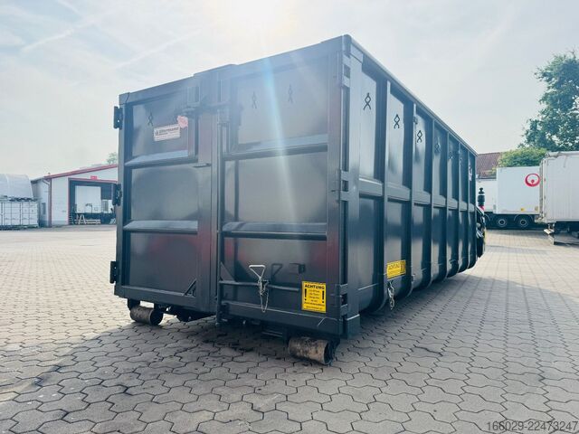 Návěs s výměnnou nástavbou  Abrollcontainer Container 6,5 m Kran  Fassi F150