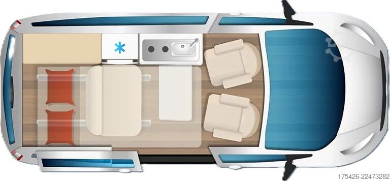 Kastenwagen Wohnmobil / Campervan BÜRSTNER B66 UV 532 Copa *18 Alu mit Ganzjahresreifen*