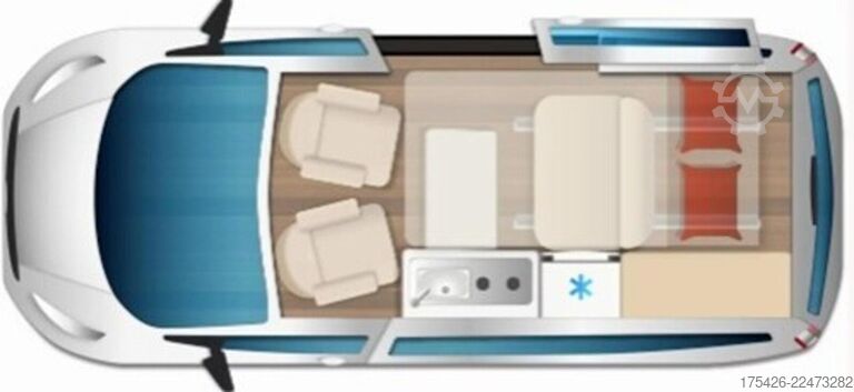 Kastenwagen Wohnmobil / Campervan BÜRSTNER B66 UV 532 Copa *18 Alu mit Ganzjahresreifen*