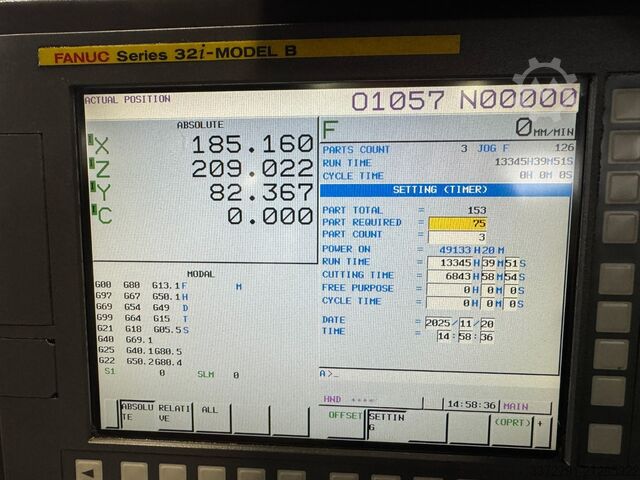Tokarka CNC typu szwajcarskiego Tsugami B0326E-II