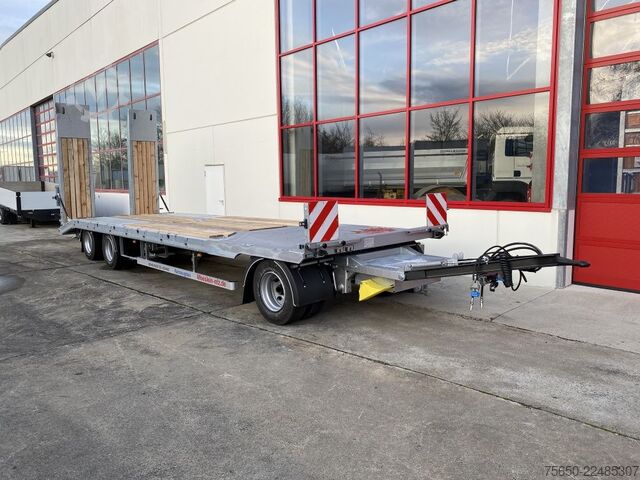 Dieplader oplegger Möslein T 3-9,20 F Blatt  3 Achs Tieflader mit gerader Ladefläche 9 m, Neufahrzeug