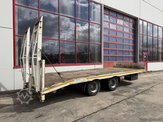 Dieplader oplegger Blomenröhr 688/18000  19 t Tandemtieflader, wenig Benutzt