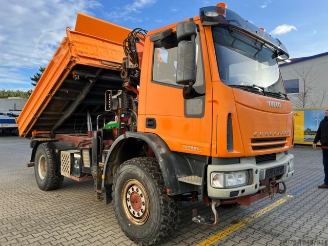 Andre IVECO 140 E 24 Allrad 4x4 Single bereift Kran Atlas