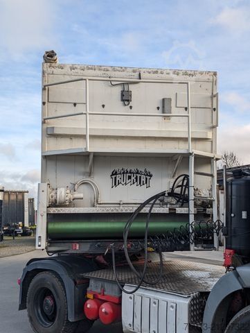 Naczepa z ruchomą podłogą  Rollbandwagen mit Walzen und Förderband