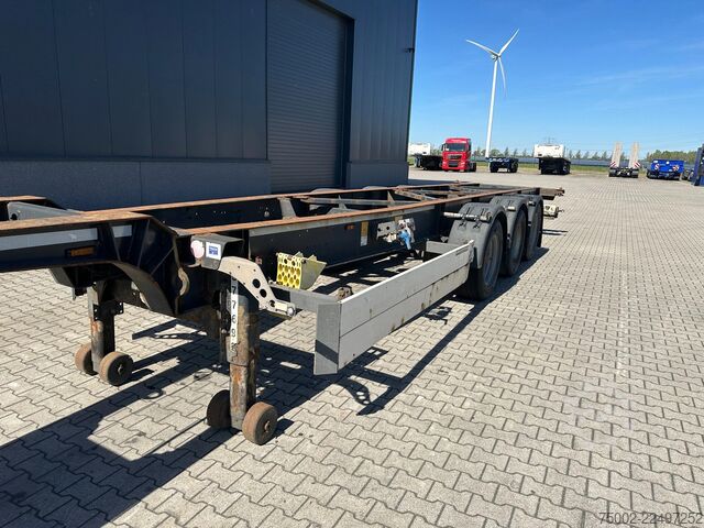 Containertransport Schmitz Cargobull 45FT HC / Leergewicht: 4.240kg / BPW + Trommel ...