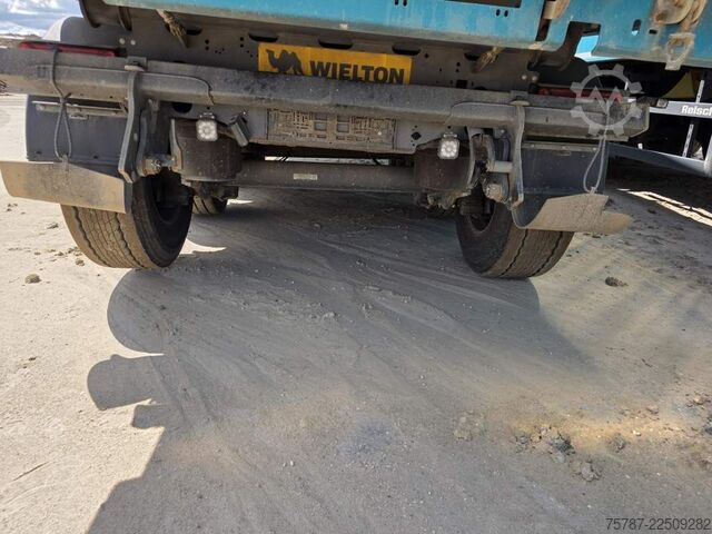 Naczepa wywrotka WIELTON ca 49 cbm Getreidekipper Unfall mit Kornschieber