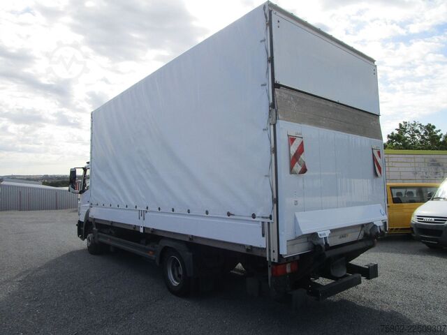 Gardinsided kassevogn MERCEDES-BENZ Atego 818L *6,10m+LBW+KLIMA+AHK+1-Hand*