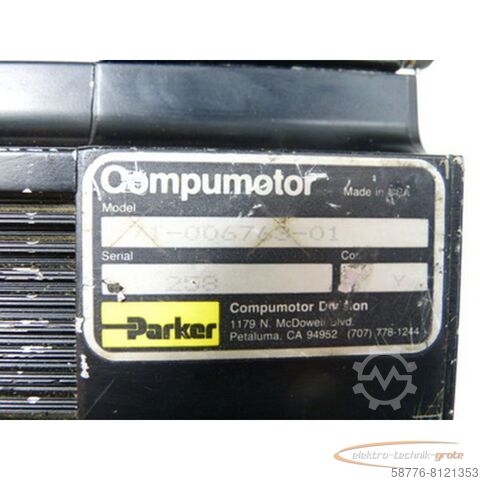 Control unit Parker Compumotor 71-006763-01 Brushless Servo Motor