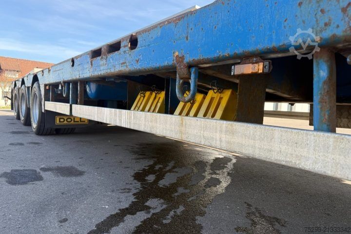 Low loader semitrailer Doll S3H Lenk & Tele 6.5