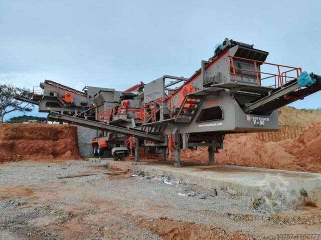 Constmach Mobile Crushing Plant 250 TPH mobile impact crushing plant