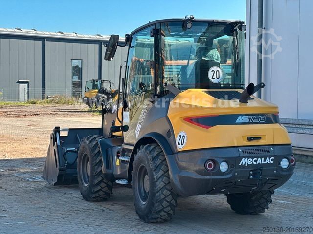 Kolový nakladač MECALAC AS 750 Gabel + Schaufel Schwenklader NEU