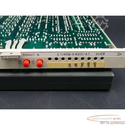 Component Siemens C71458-A6331-A1  SINAUT 8 Platine SN: 10238