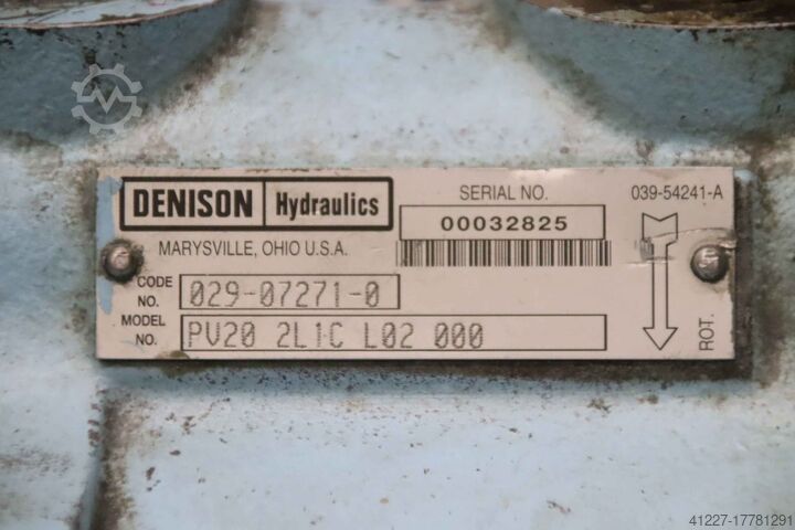 Diesel-hydrauliekaggregaat Lombardini Denison 9 LD 625-2 PV20 2LIC