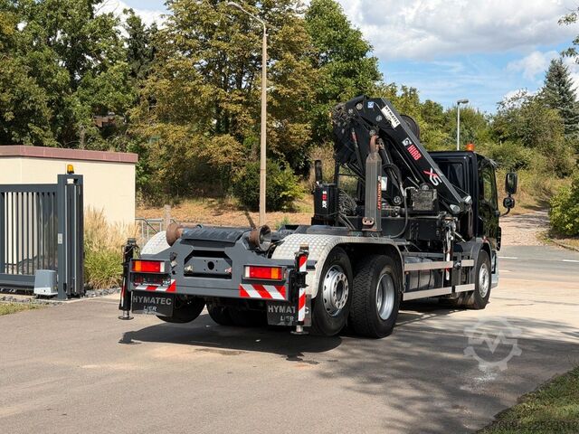 Hákový nosič kontejnerů DAF CF 6x2 lift/lenk Abrollkipper KRAN 22m FUNK