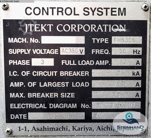 Megmunkálóközpont - vízszintes TOYODA FH630SX