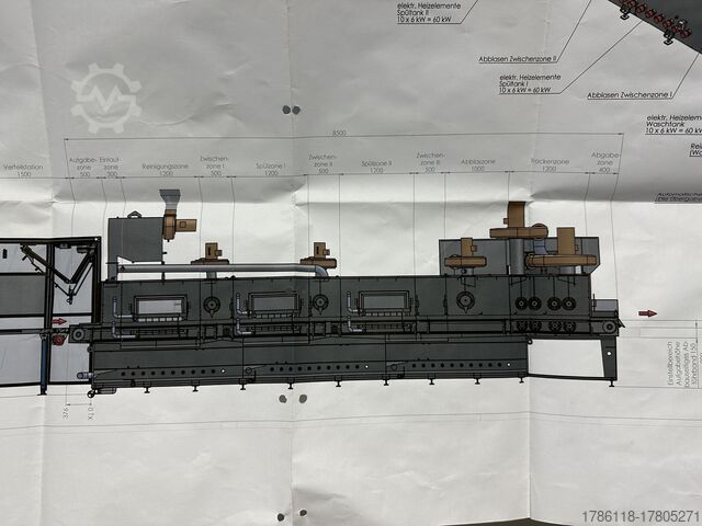 Systém průběžného čištění BvL Obeflächentechnik Yukon DAD-3 BL/TR 600/100/9500