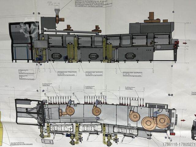 Systém průběžného čištění BvL Obeflächentechnik Yukon DAD-3 BL/TR 600/100/9500