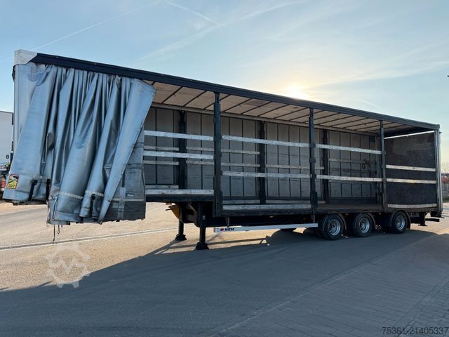 Semirremolque de plataforma baja  Wiese Gabel Stapler Transport Tieflader WINDE