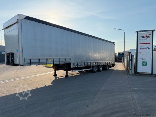 Semirremolque de plataforma baja  Wiese Gabel Stapler Transport Tieflader WINDE