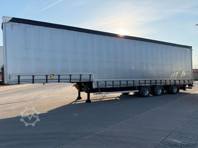 Semirremolque de plataforma baja  Wiese Gabel Stapler Transport Tieflader WINDE