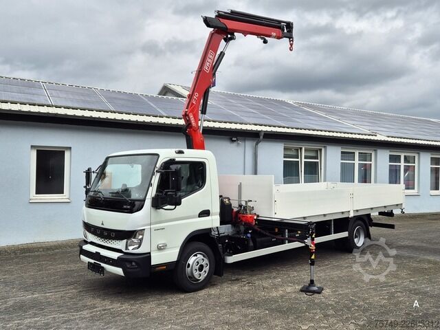 Furgoneta pick-up Fuso FUSO 9C18 Canter Alu Pritsche 5.5m Kran 3x hydr.